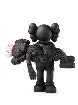 Lot 124 - Kaws (American 1974-), 'Gone (Black)', 2019