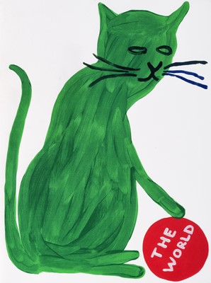 Lot 126 - David Shrigley (British 1968-), 'Untitled (The World)', 2019