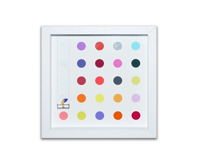 Lot 147 - Roy's People (British), 'Scrubbed Out - Spots (Silver Glitter)', 2021