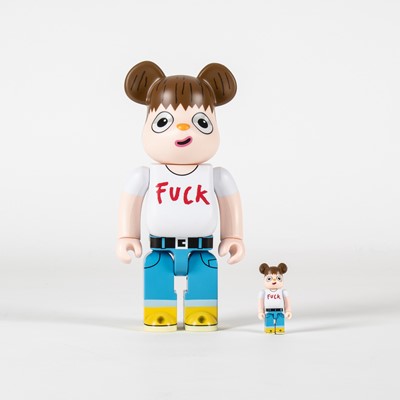 Lot 54 - Javier Calleja (Spanish 1971-), 'Fuck You Bearbrick 400% & 100%', 2018