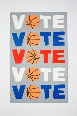 Lot 252 - Jonas Wood (American 1977-), 'Vote', 2018