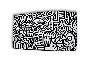 Lot 342 - Mr Doodle (British 1994-), 'Square from Old Street', 2017