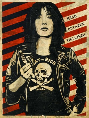 Lot 357 - Shepard Fairey (American 1970-), 'Patti Smith (HPM)', 2012