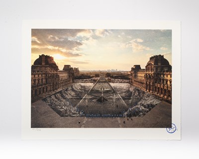 Lot 52 - JR (French 1983-), 'Louvre 29 Mars 2019, 18h08', 2021