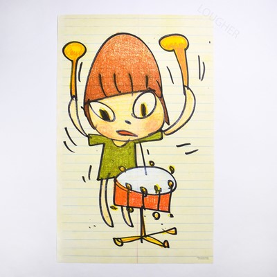 Lot 88 - Yoshitomo Nara (Japanese 1959-), 'Banging The Drum', 2020