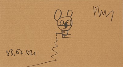 Lot 39 - Edgar Plans (Spanish 1977-), 'Untitled (Little Hero)', 2021