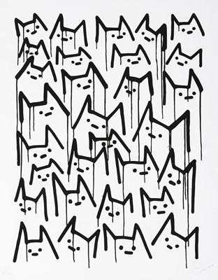 Lot 16 - Coolman Coffeedan (American 1995-), 'Alley Cats', 2021