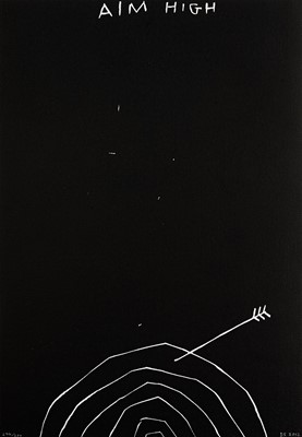 Lot 34 - David Shrigley (British 1968-), 'Aim High', 2012