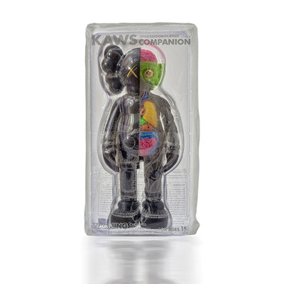 Lot 174 - Kaws (American 1974-), 'Companion (Black Flayed)', 2017