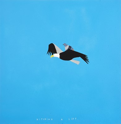 Lot 41 - Euan Roberts (British 1989-), 'Stronger Together (Hitching A Lift)', 2020