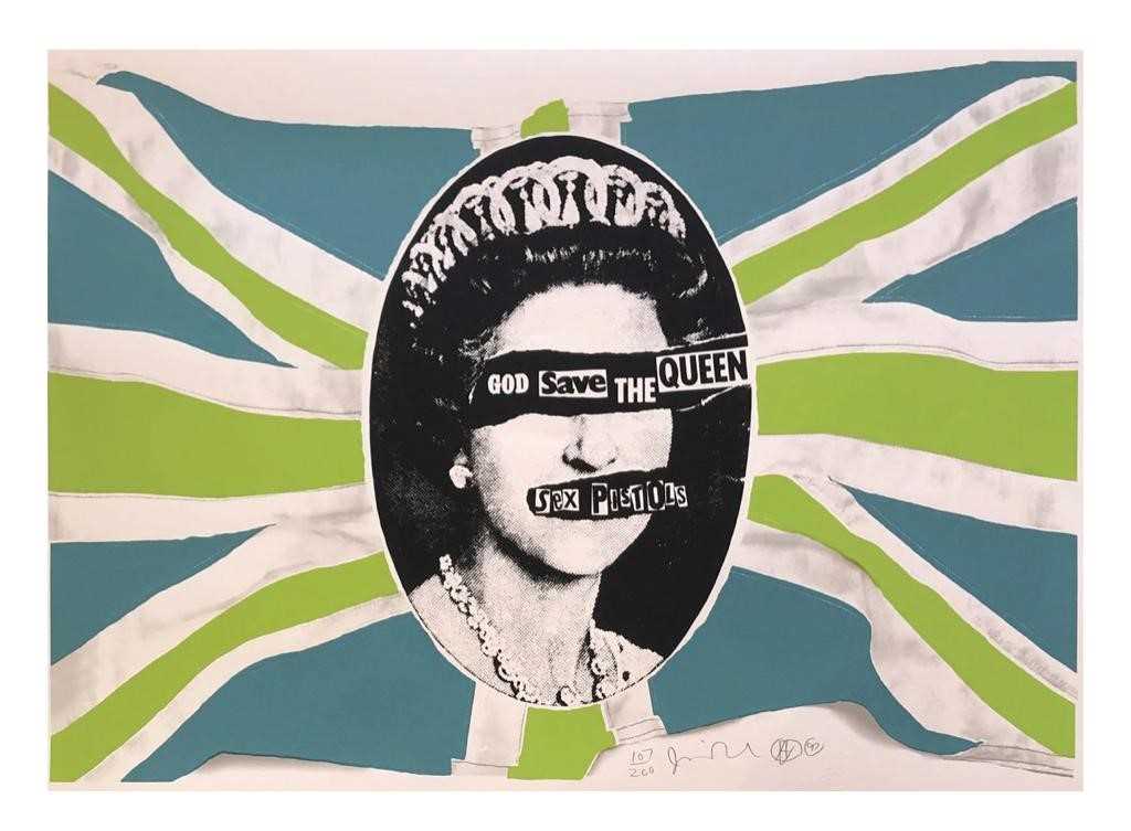Lot 246 - Jamie Reid (British 1947-), 'God Save The