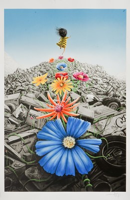 Lot 354 - Pez (French), 'Hope Scotch (Special Hand Painted)', 2017
