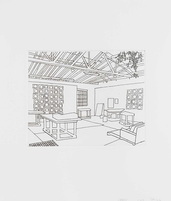 Lot 81 - Jonas Wood (American 1977-), 'Bball Studio', 2019