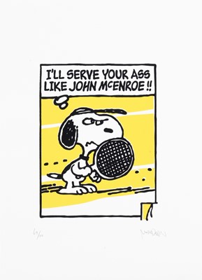 Lot 85 - Mark Drew (Australian 1978-), 'John McEnroe (House Of Pain)(Yellow)', 2018