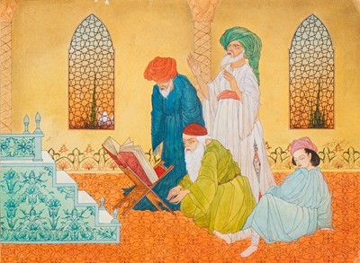 Lot 299 - Abdur Rahman Chughtai (Pakistani b.1894-d.1975)