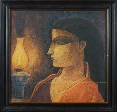 Lot 294 - Ganesh Pyne (Indian b.1937-d.2013), Untitled, 1992