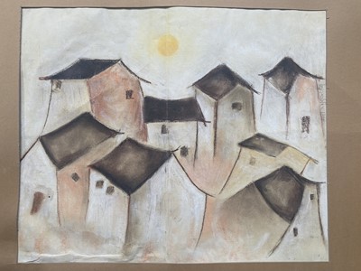 Lot 293 - B Prabha (Indian b.1933-d.2001), Untitled, 1960