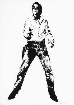 Lot 149 - Blek Le Rat (French 1951-) 'Space Cowboy', 2008