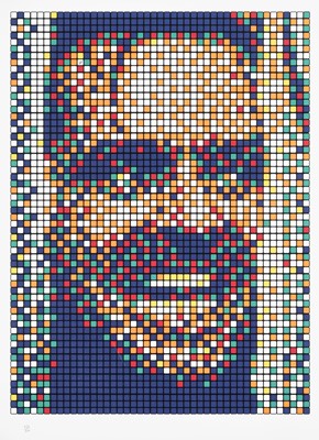 Lot 275 - Invader (French 1969-), 'Rubik Kubrick II - Jack', 2007