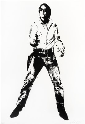 Lot 140 - Blek Le Rat (French b.1951) 'Space Cowboy' 2008