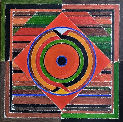 Lot 265 - Sayed Haider Raza (Indian 1922-2016), 'Nagas', 1998
