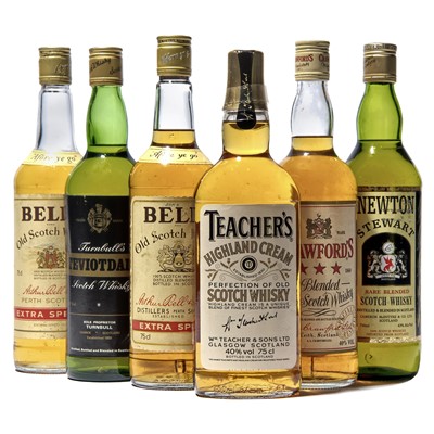 Lot 159 - 6 75cl bottles Mixed Blended Scotch Whisky