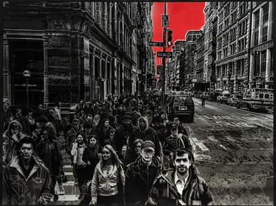 Lot 213 - Logan Hicks (American b.1971), 'Locust Plague', 2008