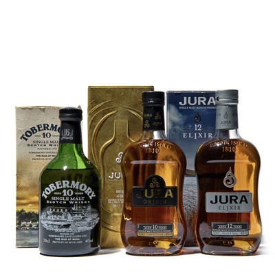 Lot 167 - 3 bottles Mixed Island Single Malt Whisky