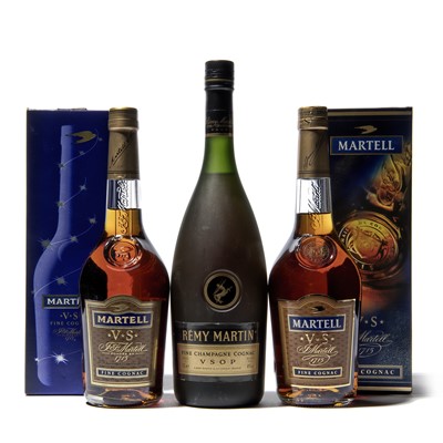 Lot 138 - 3 bottles Mixed Cognac