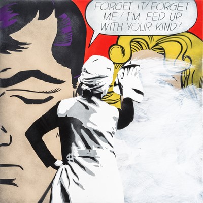 Lot 189 - Kunstrasen (German 1979-), 'Ex Remover (Canvas)', 2019