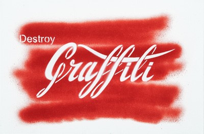 Lot 188 - Kunstrasen (German 1979-), 'Destroy Graffiti', 2015