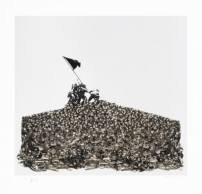 Lot 157 - D*Face (British 1978-), 'Death & Glory', 2007