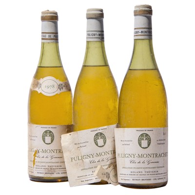 Lot 70 - 10 bottles 1978 Puligny-Montachet Clos de la Garenne Thenevin