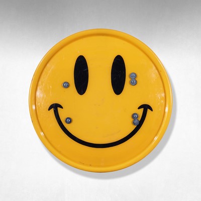 Lot 172 - Jimmy Cauty (British 1956-), 'Smiley Riot Shield (SRS5)', 2015