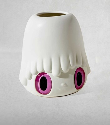 Lot 69 - Javier Calleja (Spanish 1971-), ‘Pink Eye Vase', 2021