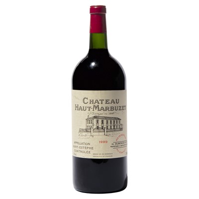 Lot 26 - 3 double magnums 1999 Ch Haut Marbuzet