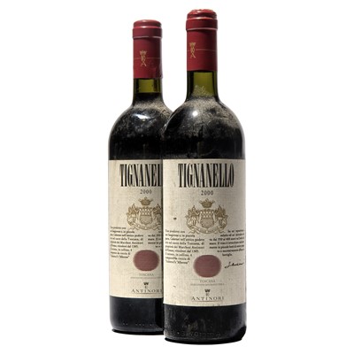 Lot 120 - 2 bottles 2000 Tignanello