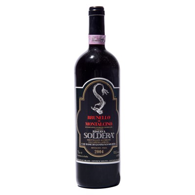 Lot 228 - 3 bottles 2004 Brunello di Montalcino Riserva Soldera