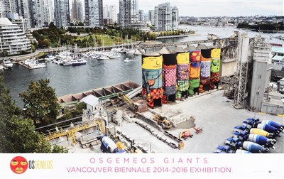Lot 238 - Os Gemeos (Brazalian b.1974), 'Giants (Double Sided Exhibition Poster)', 2014