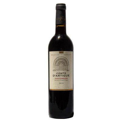 Lot 42 - 6 bottles 2014 Comte d'Artigue St Emilion