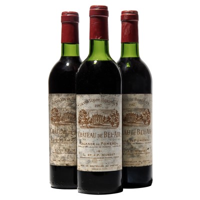 Lot 43 - 6 bottles 1987 Ch de Bel-Air