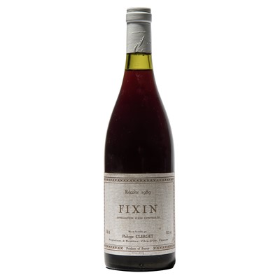 Lot 64 - 6 bottles 1989 Fixin P Clerget
