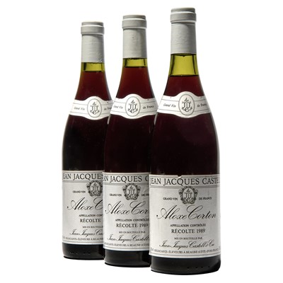 Lot 67 - 3 bottles 1989 Aloxe-Corton J-J Castel