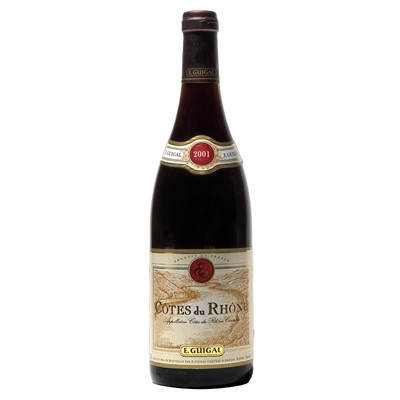 Lot 86 - 4 bottles 2001 Cotes du Rhone Guigal