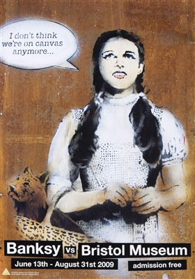Lot 120 - Banksy (British b.1974), a collection of four Banksy vs Bristol Museum exhibition posters, 2009