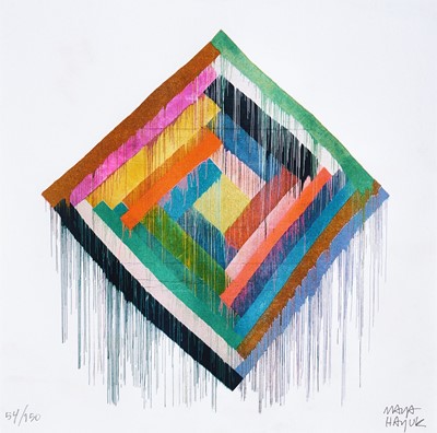 Lot 102 - Maya Hayuk (American 1969-), 'Riso Print', 2021
