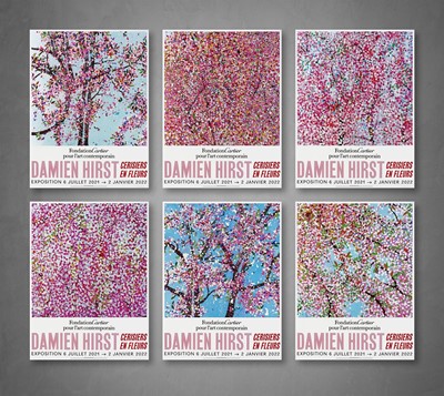 Lot 43 - Damien Hirst (British 1965-), 'Cherry Blossoms', 2021