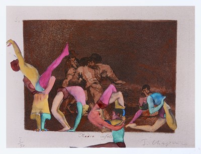 Lot 74 - Jake Chapman (British), 'Disasters At Yoga', 2022