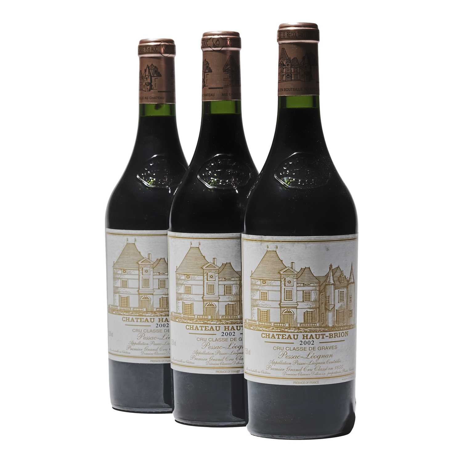 Lot 17 - 3 bottles 2002 Ch Haut Brion