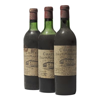 Lot 27 - 10 bottles 1971 Ch Haut Marbuzet
